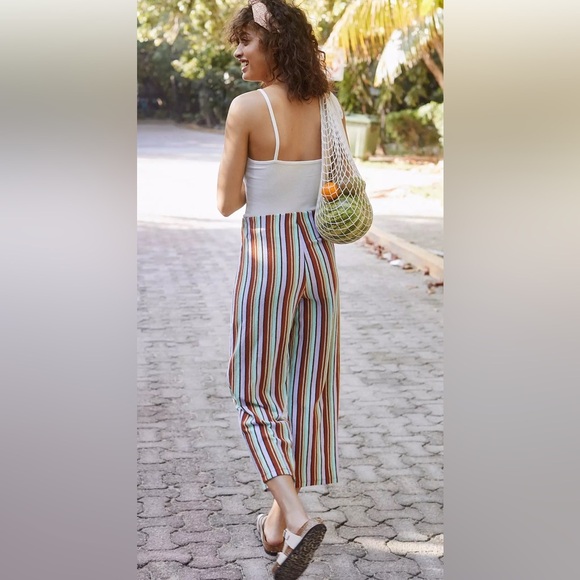 UO Ant Striped Knit Cropped Pant - Picture 11 of 11